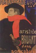 Aristide Bruant in his Cabaret